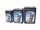 Store your baked goods in style with large empty cookie tins. Perfect for keeping treats fresh and organized, they're versatile and ready to be filled with your culinary creations.Bulk orders welcome!